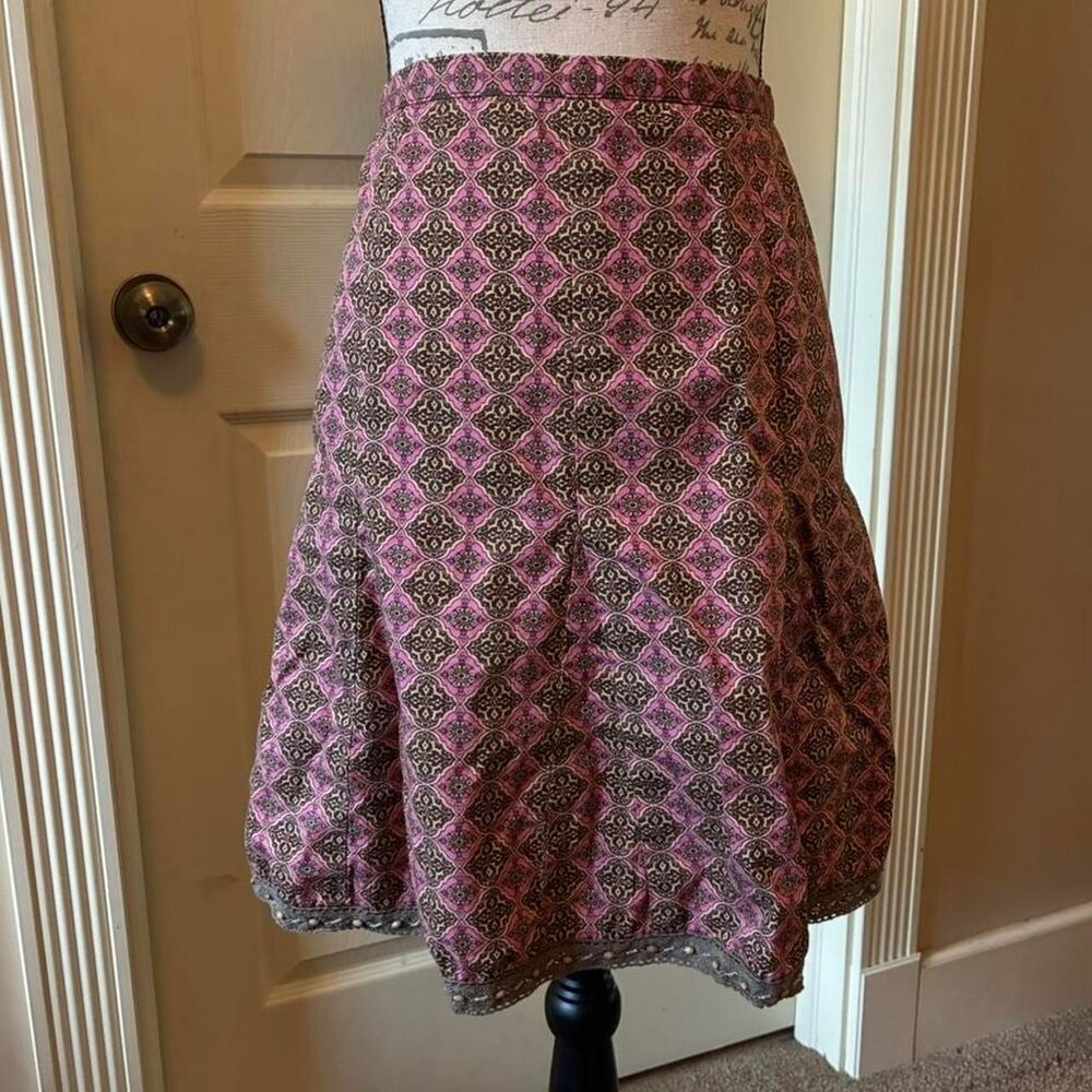 Joe-benbasset Women's Pink and Brown Skirt